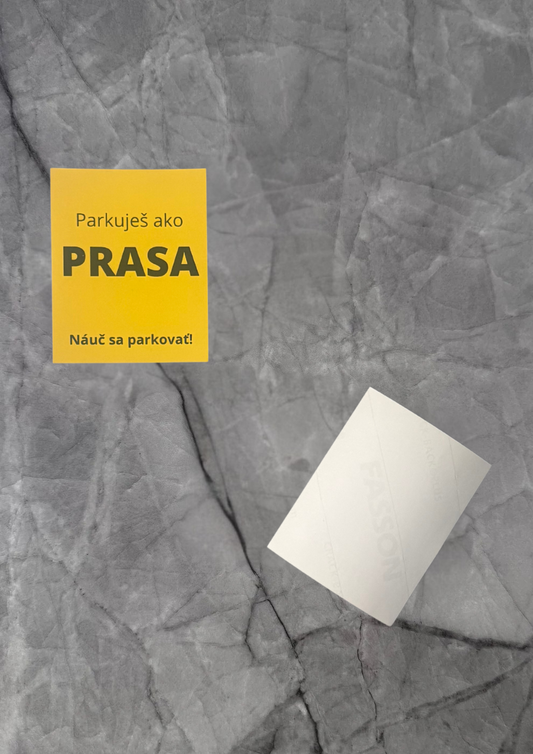 (Předprodej) Samolepka „Parkuješ ako PRASA“
