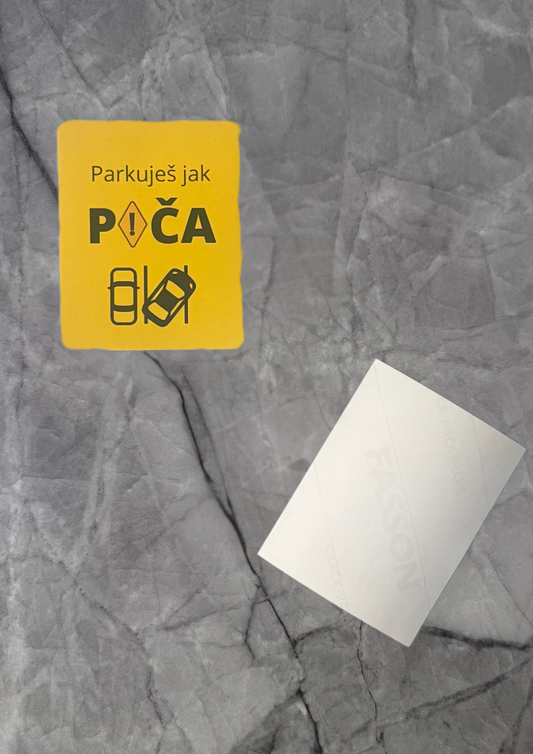 Samolepka „Parkuješ ako P*ČA“