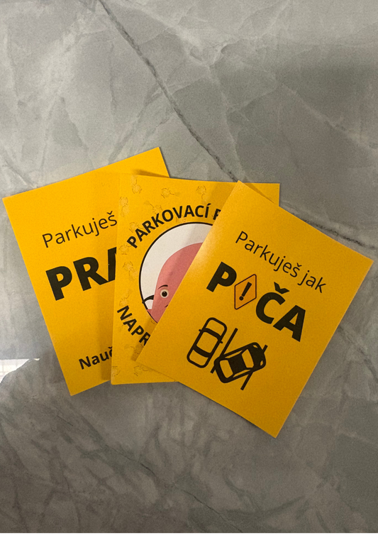 Balíček parkovacích samolepiek