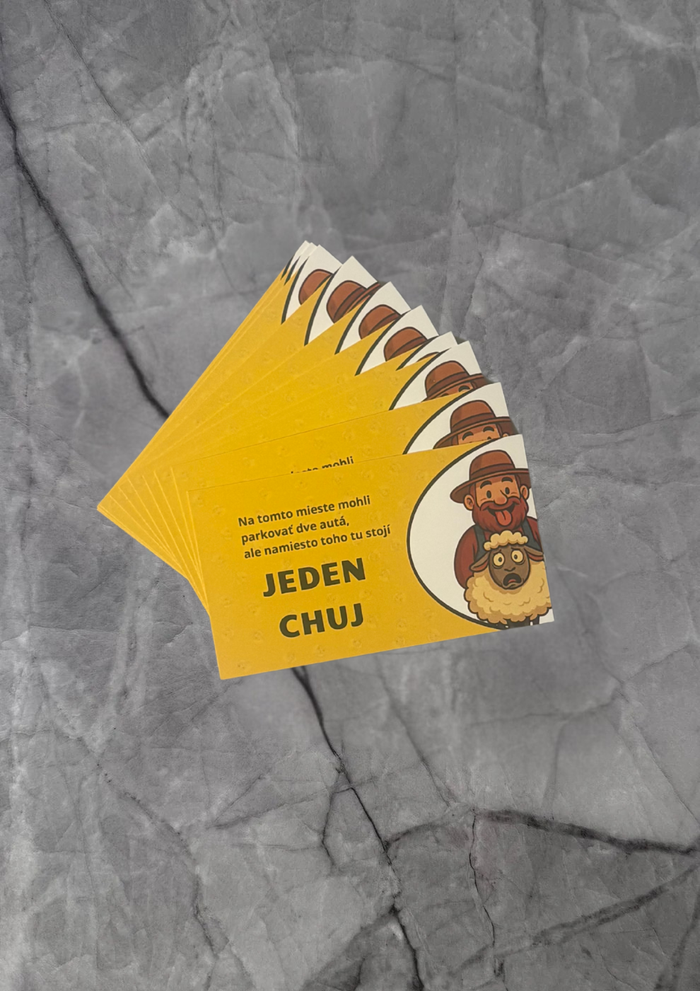 Parkovacia kartička milovníka oviec