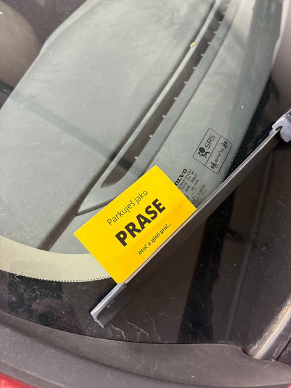 Parkuješ ako PRASE